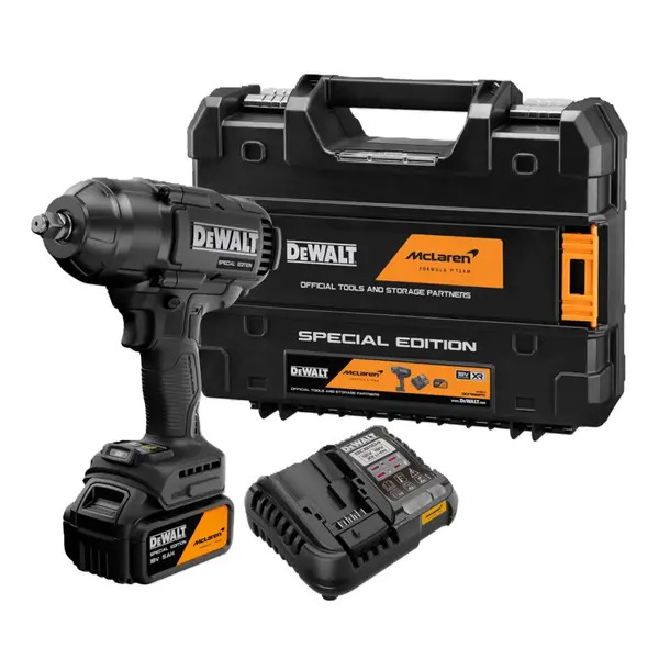 DeWalt DCF99MP1T McLaren Edition 18v 1/2in HR Impact Wrench 1x 5.ah Battery