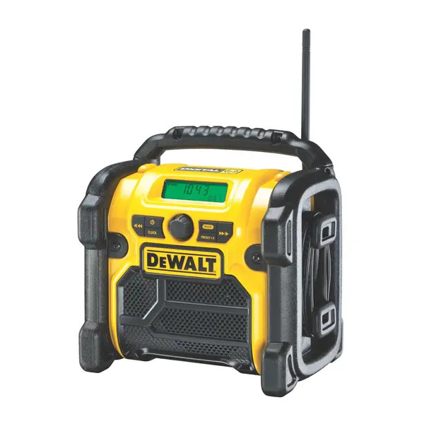 DeWalt DCR020-GB DCR020 240v XR Li-ion DAB/FM Compact Radio Bare Unit