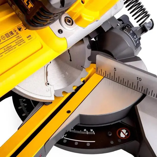 DeWALT DCS777T1 XR FlexVolt Mitre Saw 216mm 54V 1 x 6.0Ah Li-ion