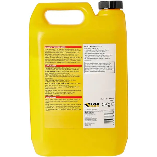 Everbuild 506 Universal Contractors PVA 5kg - 489453
