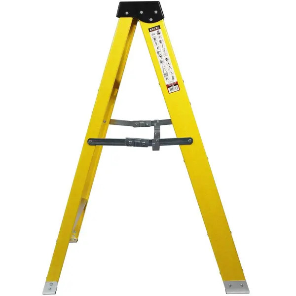 Excel 1655 Electricians Fibreglass Step Ladder 3 Tread 1.03m Heavy Duty