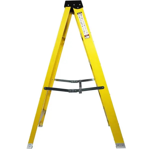Excel 6414 Electricians Fibreglass Step Ladder 4 Tread 1.3m Heavy Duty