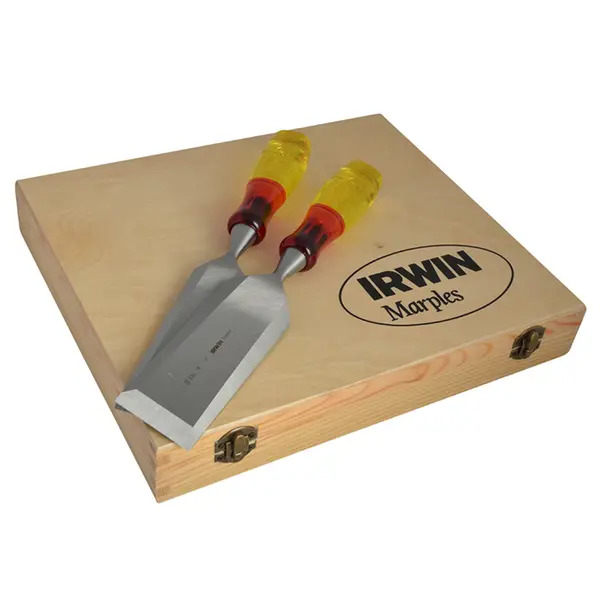 IRWIN® Marples® MAR373S8 IRWIN Marples M373 Bevel Edge Chisel Splitproof Handle Set, 8 Piece