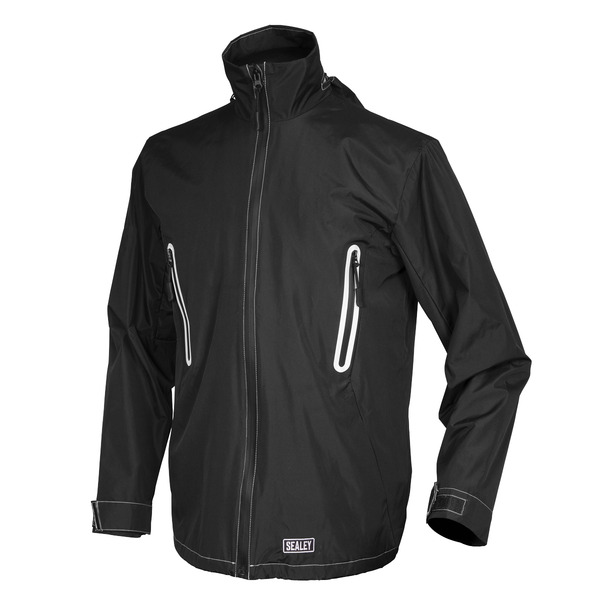 Sealey WPHJ01 5V Heated Rain Jacket - Small