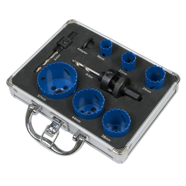 Sealey WSPHSK Plumber's Hole Saw Kit 9pc