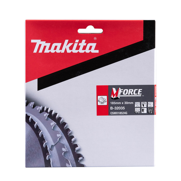 Makita B-32035 185x30mm 24T Circular Saw Blade B-08040