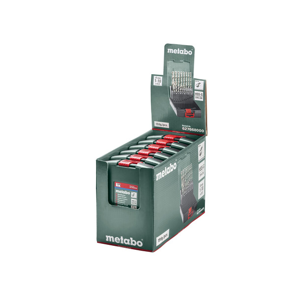 XMS25HSSSET XMS Metabo 19 Piece HSS Drill Bit Set