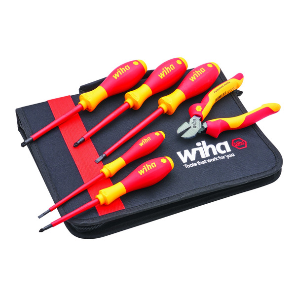 XMS25VDESET XMS Wiha Electrician's VDE Screwdriver & Plier Set