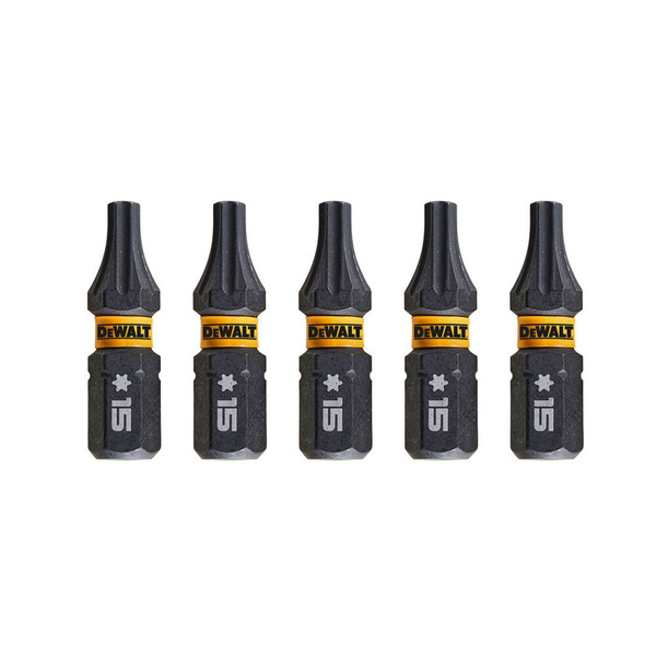 DeWalt T15 25mm 5pk FLEXTORQ