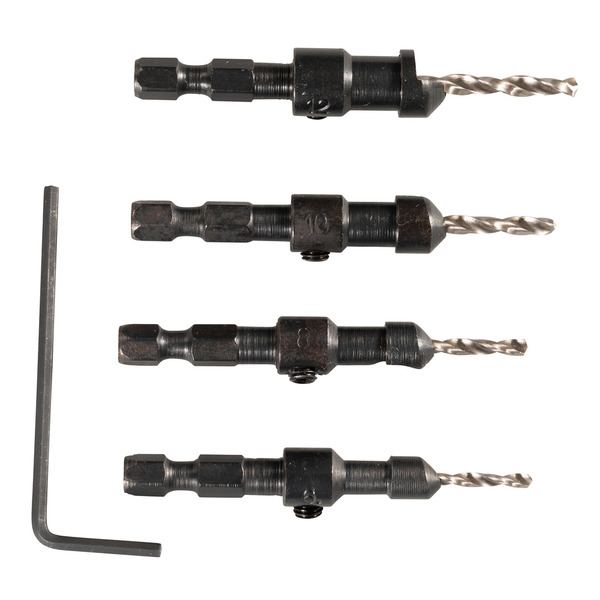 Makita D-73455 P-51954 4 Piece Quick Change Countersink Set D-73455
