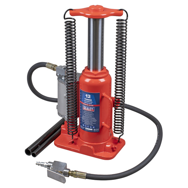 Sealey Air Operated Hydraulic Bottle Jack 12 Tonne