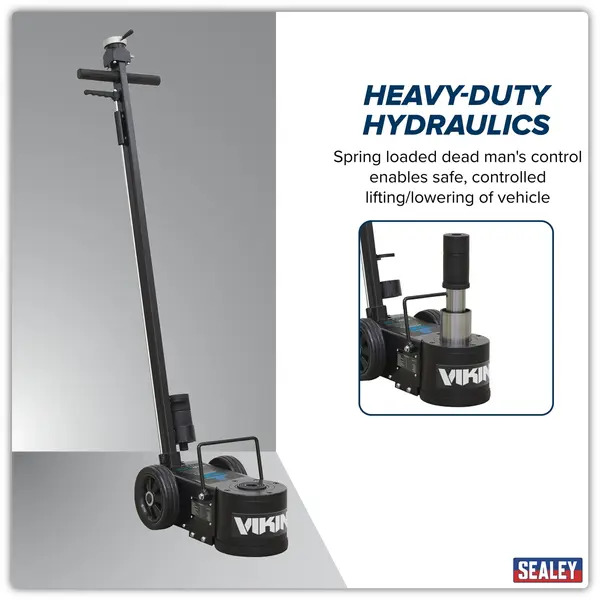 Sealey YAJ15-30 Viking Air Operated Telescopic Jack 15-30 Tonne