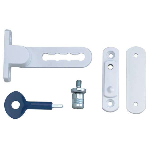 YAL2P117WE Yale Locks P117 Ventilation Window Lock White Finish Pack of 2