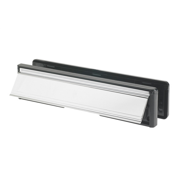 YALLP440673C Yale Locks Letter Plate Polished Chrome (Visi-Packed) 300mm (12in)