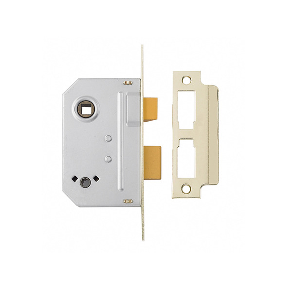 YALPM236CH25 Yale Locks PM236 Bathroom 2 Lever Sashlock Polished Chrome 67mm 2.5in