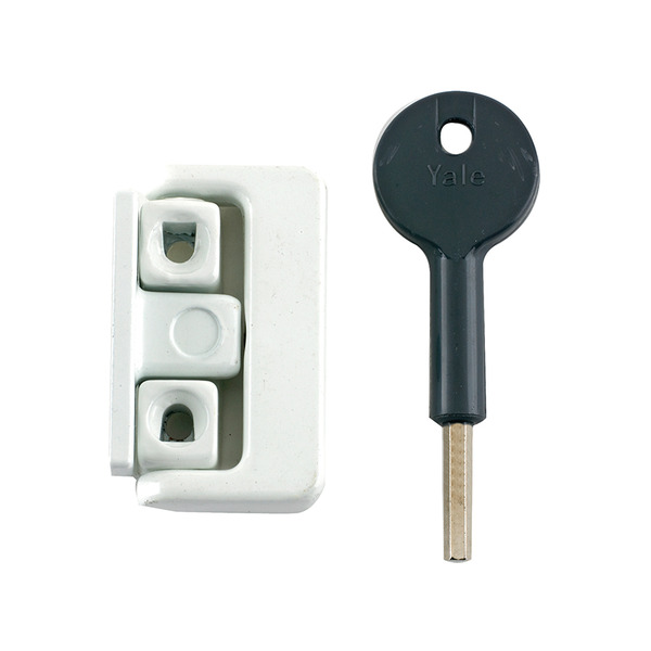 YALV8K101LKW Yale Locks 8K101 Window Latch White Finish Visi