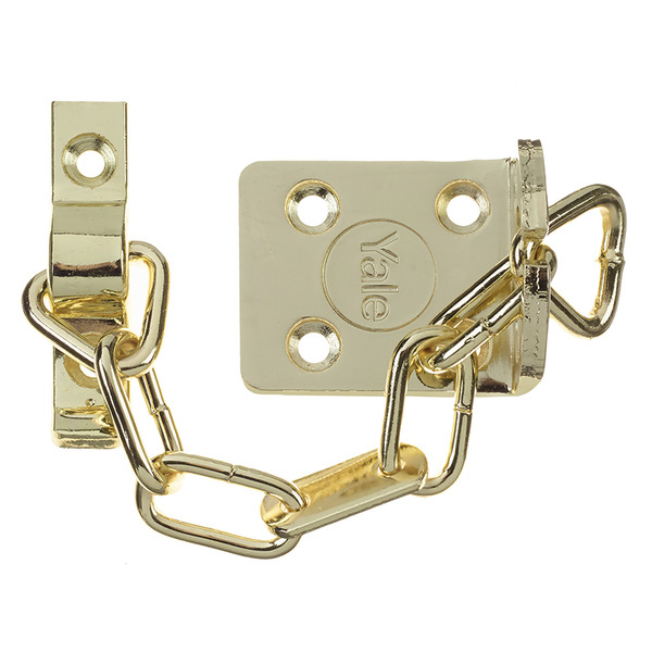 YALVWS6EB Yale Locks WS6 Security Door Chain - Electro Brass Finish