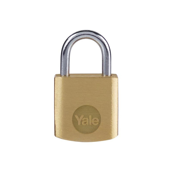 YALY110B20 Yale Locks Brass Padlock 20mm