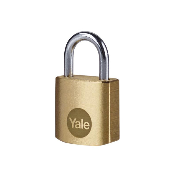 YALY110B20 Yale Locks Brass Padlock 20mm