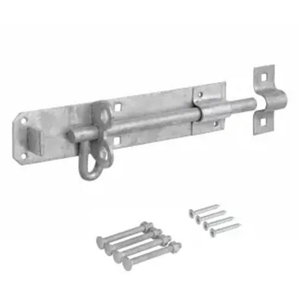 Eclipse 203 mm Medium Duty Padbolt - Galvanised - with Fixings - J93142