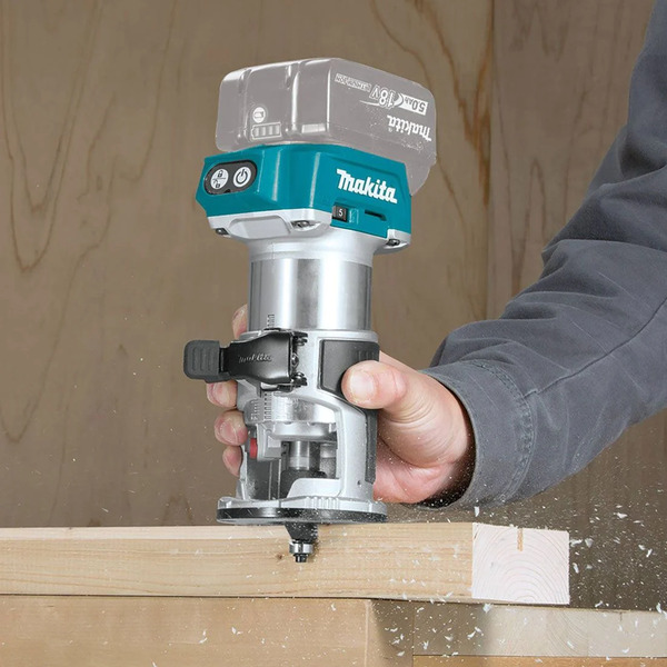 Makita DRT50ZJX3 18V Li-ion BL Router/Trimmer Extra Bases Set