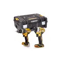 Dewalt DCK266NT 18V Brushless Impact Driver with Combi Drill Twin Pack In Tstak