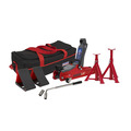 Sealey 1020LEBAGCOMBO Low Entry Short Chassis Trolley Jack & Accessories Bag Combo, 2 Tonne - Red
