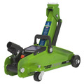 Sealey 1050CXHV Short Chassis Trolley Jack 2 Tonne - Green