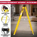 Excel 1657 Electricians Fibreglass Step Ladder 8 Tread 1.91m Heavy Duty