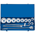 Draper Metric Socket Set in Metal case, 1