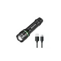 Swisstech ST031620 500 Lumen Drop Proof Zoomable Rechargeable Aluminium Torch