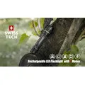Swisstech ST031620 500 Lumen Drop Proof Zoomable Rechargeable Aluminium Torch