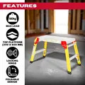 Excel 5708 Fibreglass Work Bench Platform Heavy Duty Folding Hop Up 300mm x 600mm