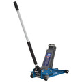 Low Profile Trolley Jack with Rocket Lift 2.25 Tonne - Blue