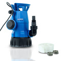 Hyundai 550w Submersible Pump, 25-32mm 1-1/2 Hose, Clean and Dirty Water Sump Pump, 7m Lift | HYSP550CD