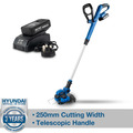 Hyundai 20V 2-in-1 Cordless Grass Trimmer and Lawn Edger 2Ah Battery, 25cm Cut | HY2187