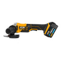 JCB 18V 115mm 4 1/2 Cordless Angle Grinder with 2 x 3.0Ah Li-ion Batteries & 2.4A Fast Charger, M14 Thread | JCB-18AG-3C-V2