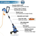 Hyundai 600W 2-in-1 Electric Grass Trimmer and Lawn Edger 30cm | HYTR600E