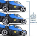 Hyundai 12.6'' / 32cm 40V Cordless Lawnmower Rear Roller 2.5Ah Li-Ion Battery Powered | HYM40LI330P