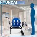Hyundai 220W 63L Electric 230v Cement / Concrete Mixer | HYCM63E