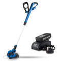 Hyundai 20V 2-in-1 Cordless Grass Trimmer and Lawn Edger 2Ah Battery, 25cm Cut | HY2187