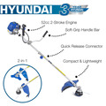 Hyundai 52cc Petrol Grass Trimmer Brushcutter | HYBC5200X