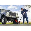 Sealey 2500RG Big Wheel Hybrid Trolley Jack for Off-Road Vehicles, SUVs, Vans & 4x4s with Super Rocket Lift 2.5 Tonne