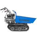Hyundai 196cc 300kg Petrol Tracked Mini Dumper Power Barrow Transporter | HYTD300