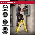 Excel 1655 Electricians Fibreglass Step Ladder 4 Tread 0.96m Heavy Duty