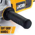 JCB 600W Electric Angle Grinders Twin Pack Kit - 115mm, 230mm, M14 Spindle, Corded, 220-240V | 21-AGTPK