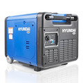 Hyundai 4000W / 4.0kW Portable Petrol Inverter Generator, Remote Keyfob & Electric Start, Wheel Kit & Closed Case Design | HY4500SEI