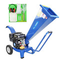 Hyundai HYCH6560 212 cc 60mm Petrol 4-Stroke Garden Wood Chipper Shredder