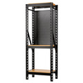 Draper BUNKER® 17 Piece Modular 3 Tier Racking with Hardwood Shelving and Pegboards, 750mm