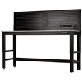 Draper BUNKER® Workbench with Stainless Steel Worktop and Power Pegboard, 1830mm